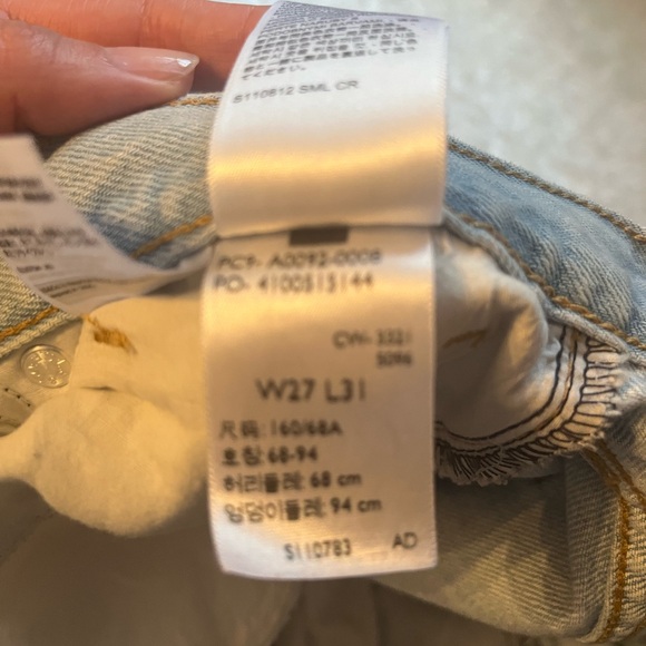 Levi’s Wide Leg Jeans Size 27 - Picture 5 of 7